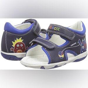 Geox Kids' Dark Blue Sandals with Fun Design